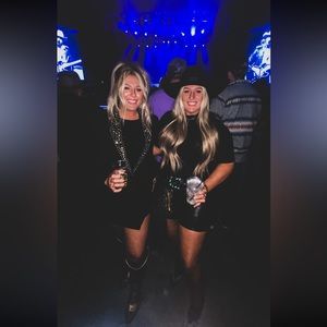 Oversized blazer sequin/rhinestone wore 1 thrifted